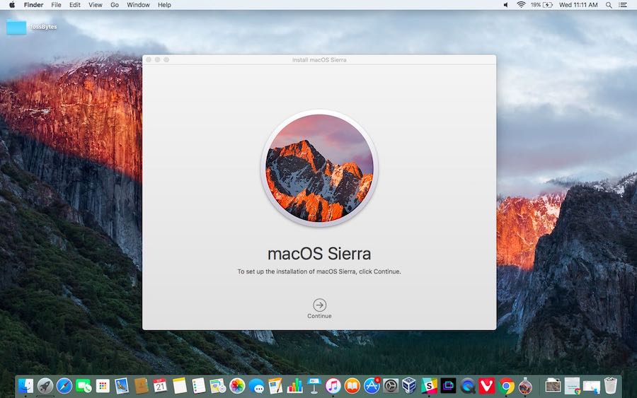 Download mac os sierra installer on windows
